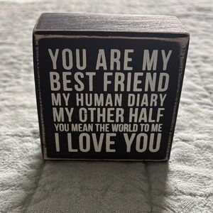 Primitives by Kathy Black and White Friendship Block